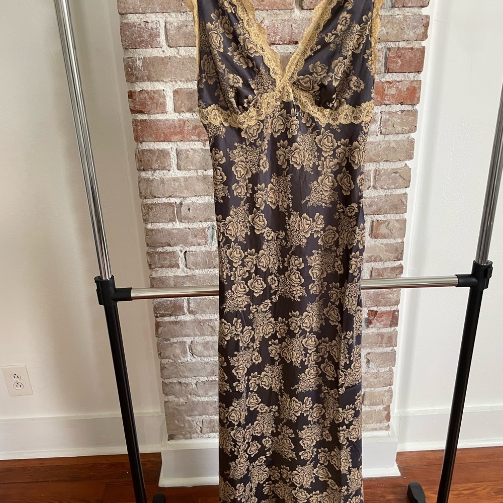 Elegant Lace Trimmed Dress